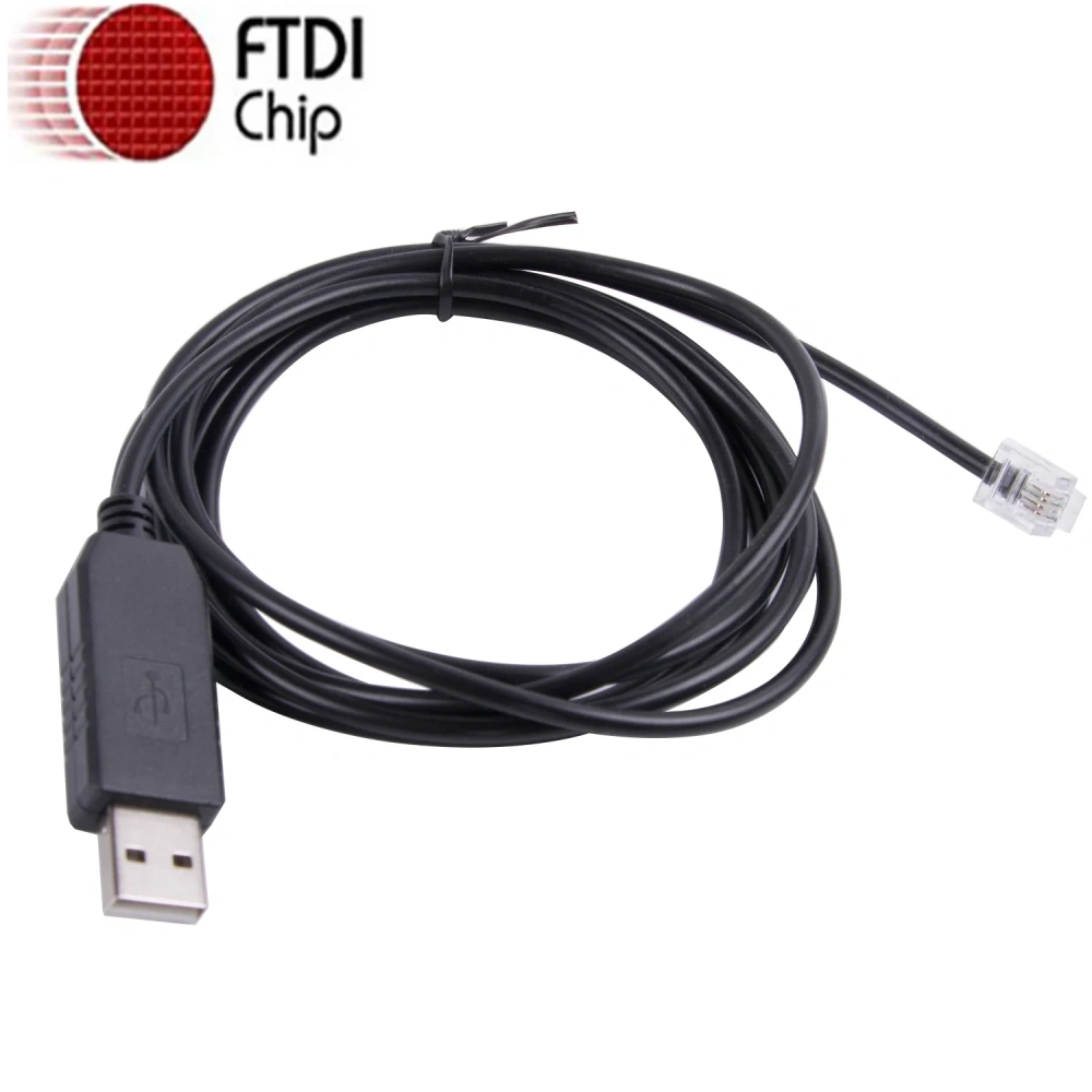 SOK Solar Battery Inverter BMS FT232RL USB RJ11 Serial Converter Cable - Programming Tool for Electronics