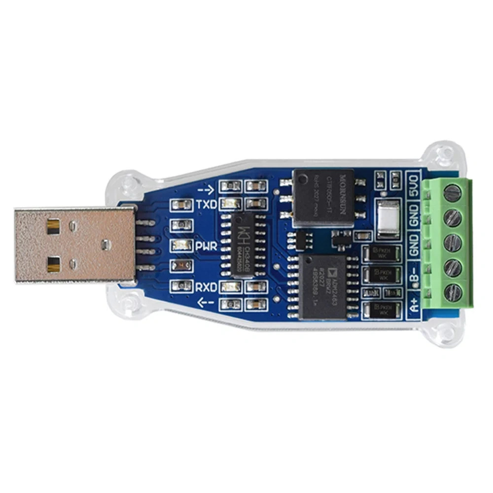 CH340B USB to RS485 Isolated Serial Converter Adapter