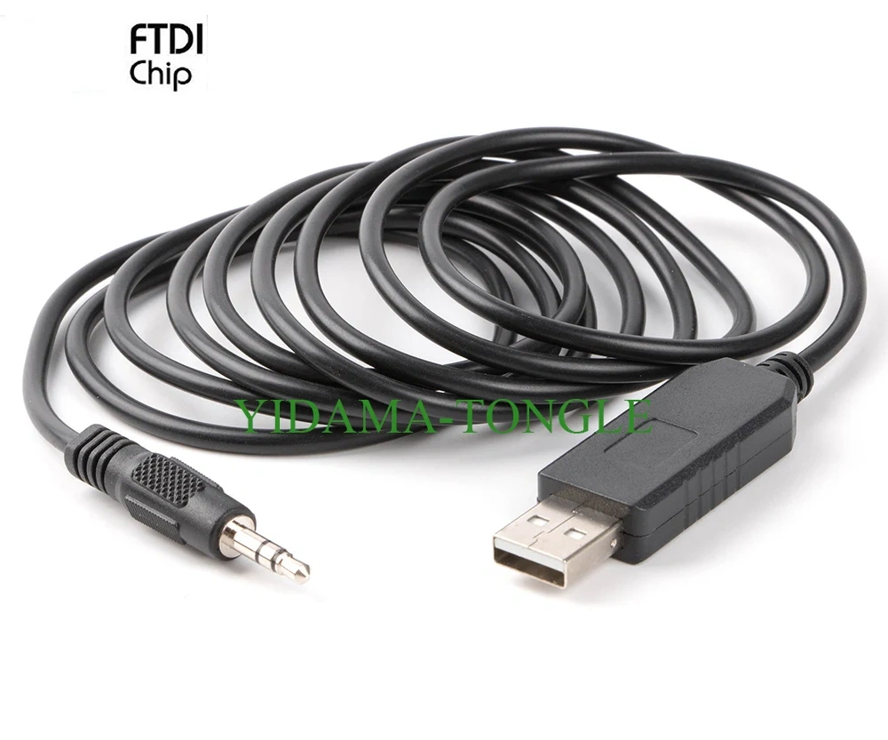 USB to TTL Serial Adapter Converter Cable FTDI Chip 5V TTL UART 6ft to 3.5mm Audio Jack Plug Stereo Cable TTL-232R-5v-AJ