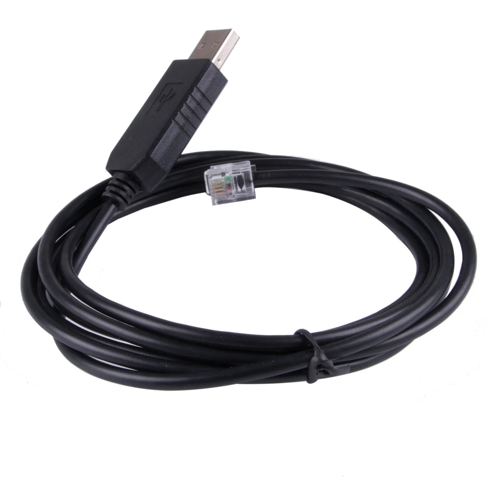 FTDI USB RS232 4P4C RJ9 Adapter Serial Converter 6FT 16.4FT Ioptron Telescope Cable for IEQ30pro ZEQ25 CEM60 Smarteq Pro