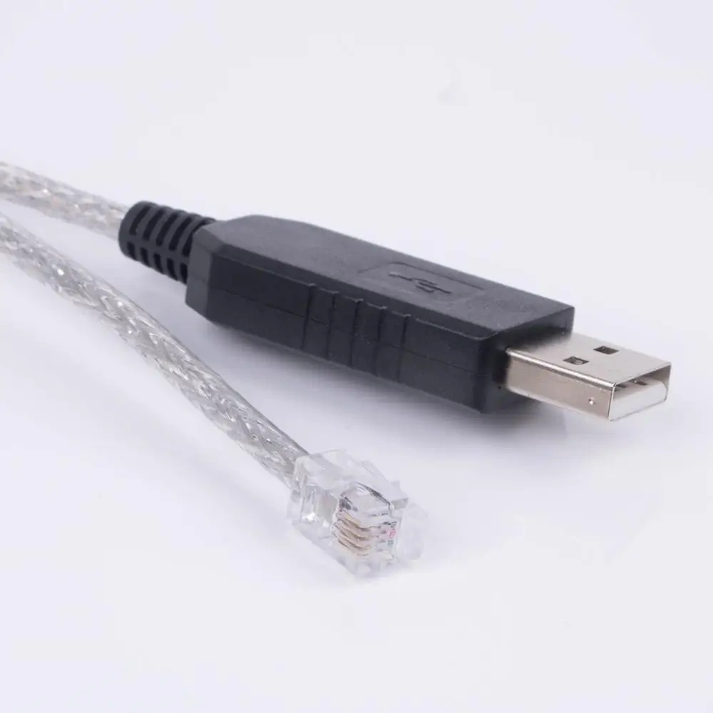 FTDI USB RS232 4P4C RJ9 Adapter Serial Converter 6FT 16.4FT Ioptron Telescope Cable for IEQ30pro ZEQ25 CEM60 Smarteq Pro