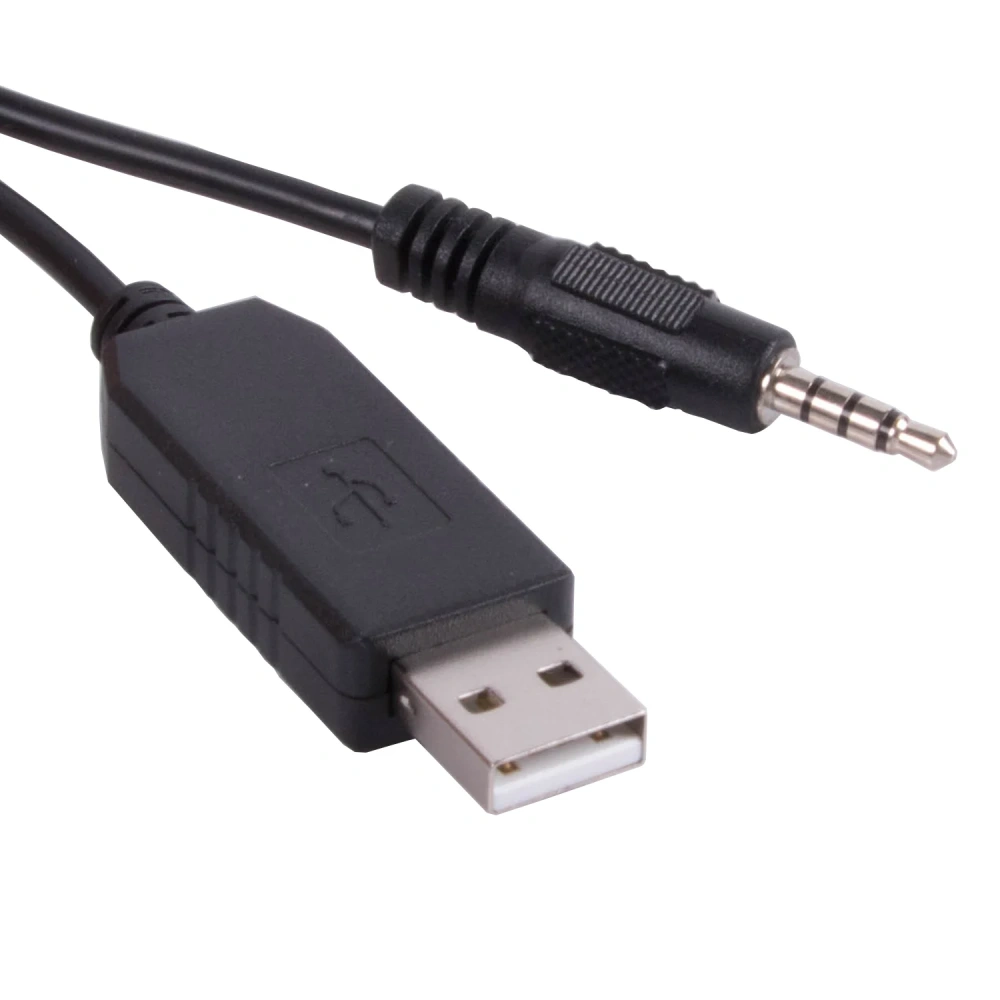 PL2303GT USB to RS232 Serial Adapter Converter Data Transmission Cable Compatible for USB-RS232-3.5MM AJ