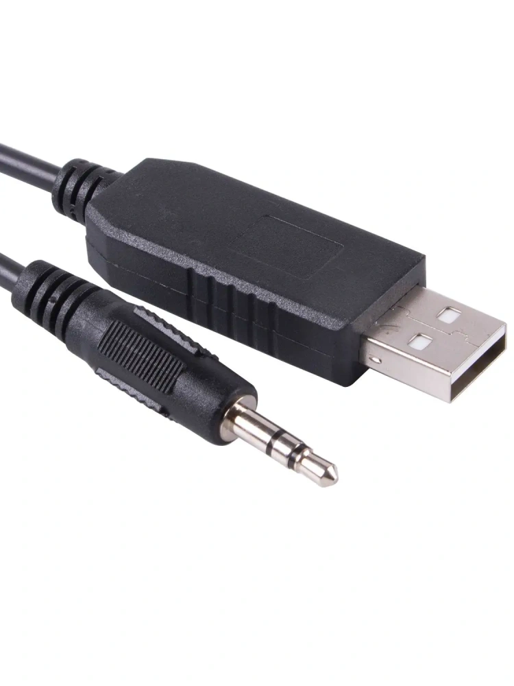 PL2303GT USB to RS232 Serial Port 3.5mm Mini Audio Jack Plug 3 Poles TX RX GND Converter Adapter Communication Uprgade Cable