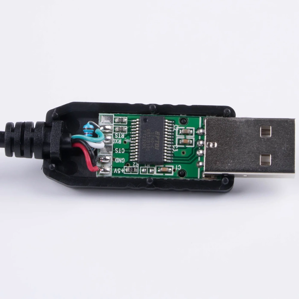 FT232RL USB RS232 Serial 4Pin Wire End Stripped Communication Cable Compatible for USB-RS232-WE