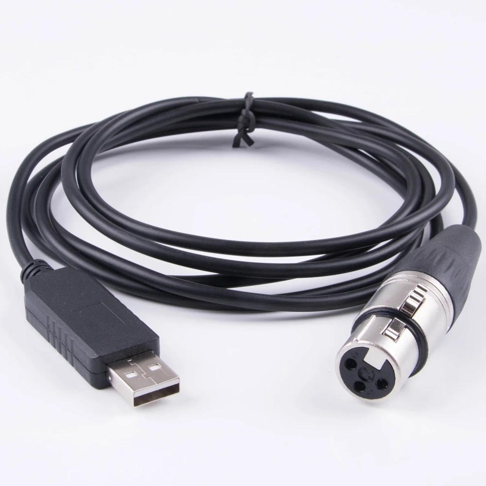 FTDI FT232RL USB to RS485 XLR Adapter DMX Interface Cable for OLA / OpenLightingProject