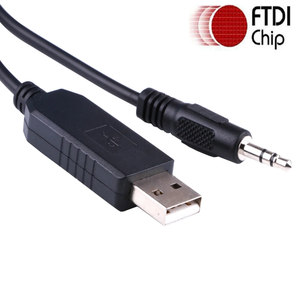 FTDI USB to 3.5mm Stereo Audio Jack Plug Programming Cable For ICOM Alinco Radio IC-V8 IC-V82 IC-U82 IC-V85 F16 F21 F26 F11