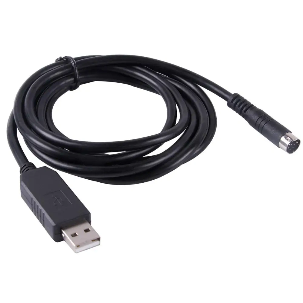 Yaesu CT-62 Programming Cable FT232RL TTL Serial 8 Din Port Compatible for FT-100 FT817 FT-857 FT-897 FT8-817ND FT-857D FT897D