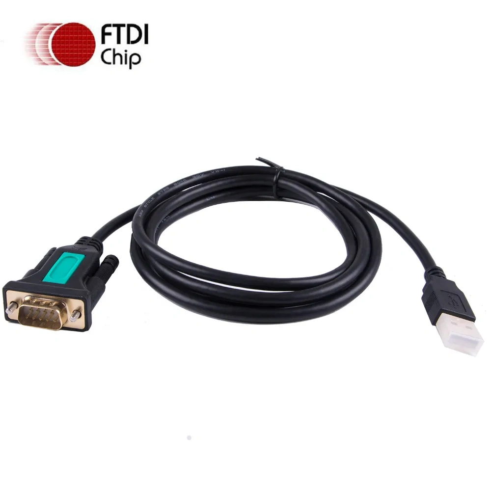 USB to RS232 COM Port Serial PDA 9 DB9 Pin Cable Adapter Prolific pl2303 FTDI for Windows 10 7 8.1 XP Vista Mac OS USB RS232 COM