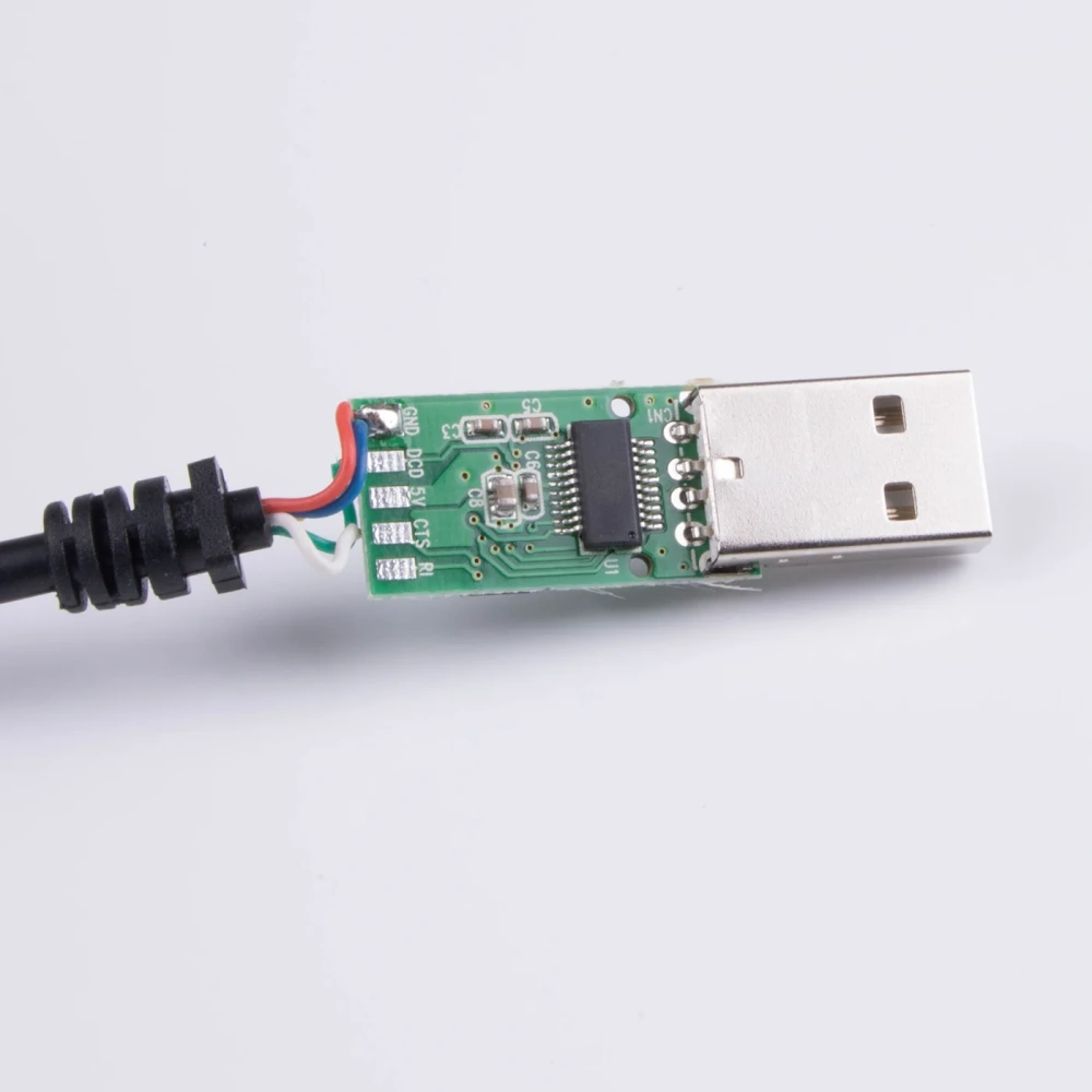 FTDI FT231XS USB TO Din 8 Pin Male Connector RS232 Serial Communication Upgrade Cable for Kenwood Radio Walkie Talkie TM-D710 V7