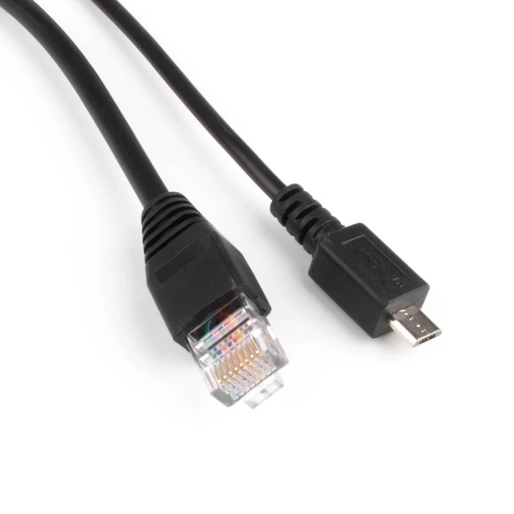 Micro USB RJ45 Console Cable 6FT FTDI RS232 Serial Adapter Converter for Cisco Routers Connect with Android Devices