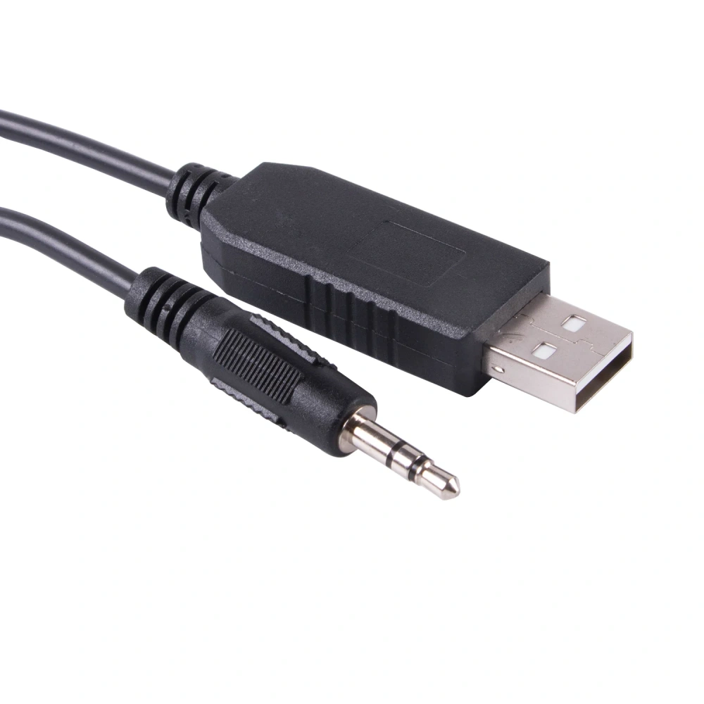 PL2303GT USB to RS232 Serial Port 3.5mm Mini Audio Jack Plug 3 Poles TX RX GND Converter Adapter Communication Uprgade Cable