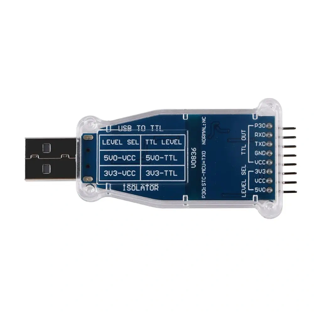 FTDI Chip USB to 3.3v 5v TTL UART Isolated Serial Converter Adapter Support Win7/8/10