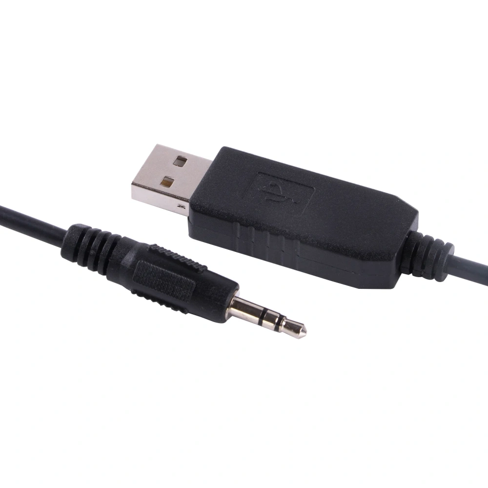 PL2303GT USB to RS232 Serial Port 3.5mm Mini Audio Jack Plug 3 Poles TX RX GND Converter Adapter Communication Uprgade Cable