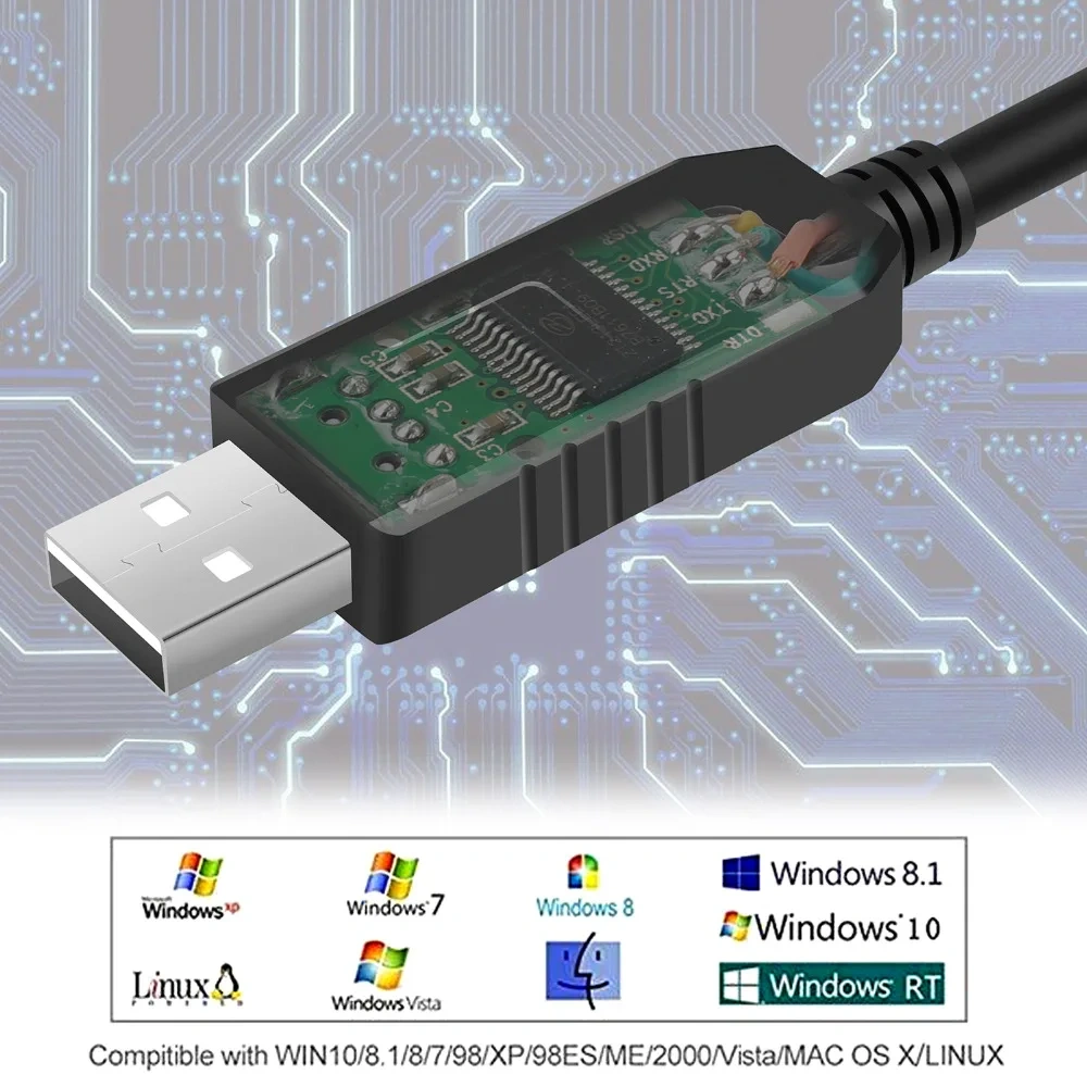 FTDI USB RS232 4P4C RJ9 Adapter Serial Converter 6FT 16.4FT Ioptron Telescope Cable for IEQ30pro ZEQ25 CEM60 Smarteq Pro