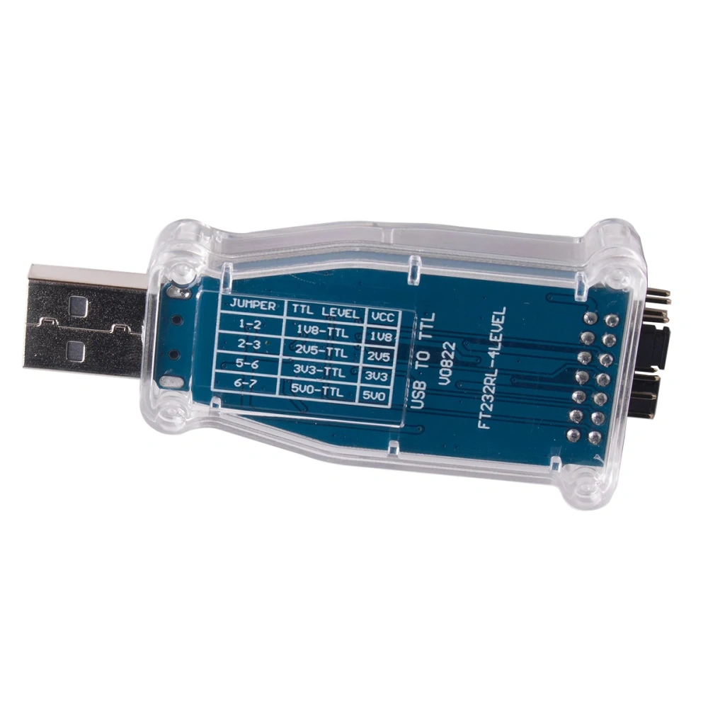 FTDI USB to 1.8V 2.5V 3.3V 5V TTL UART Switch Serial Adapter Module Support Win7/8/10/Android/Mac os
