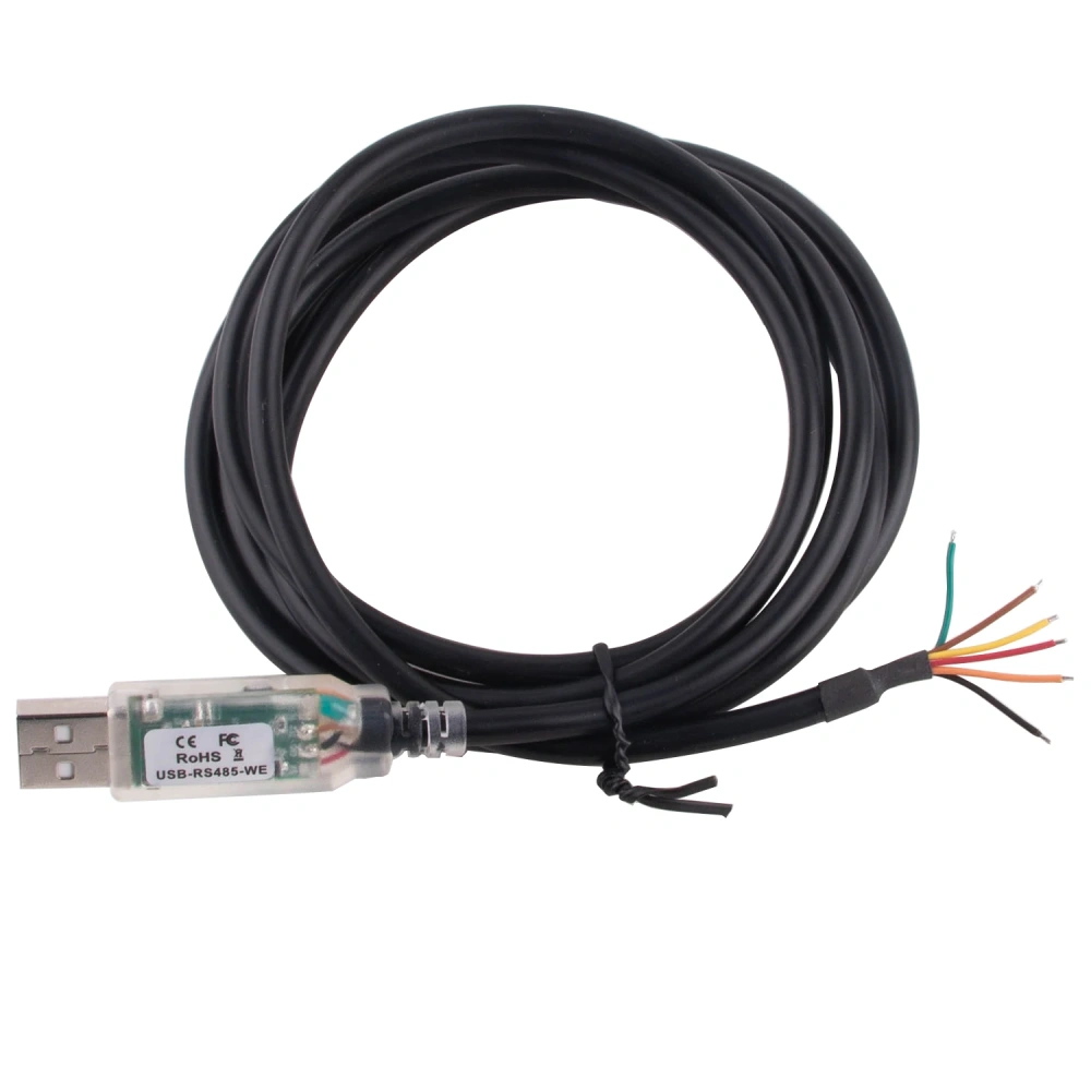 USB to RS485 Serial Port Converter Adapter Cable 6Pin Wire End FTDI Chip Supports Windows 10 8 7 XP and Mac OS