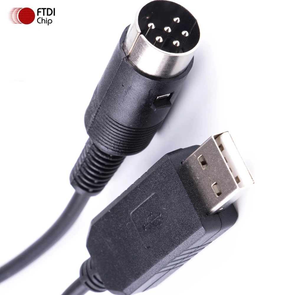 FTDI FT231XS USB 6Din RS232 Serial Converter CAT Programming Cable for Kendwood Radio TS-850 TS-450