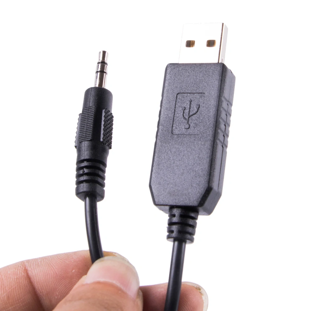 PL2303GT USB to RS232 Serial Port 3.5mm Mini Audio Jack Plug 3 Poles TX RX GND Converter Adapter Communication Uprgade Cable