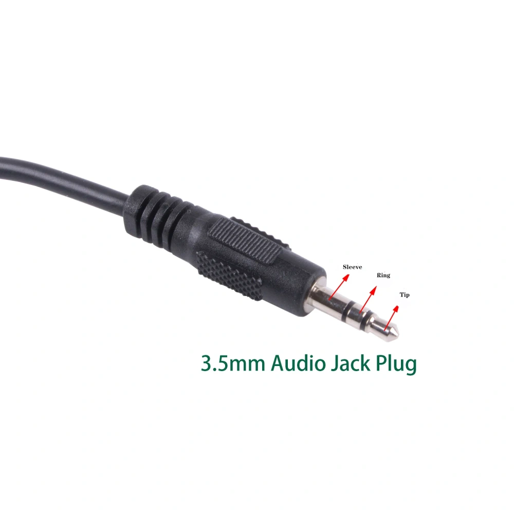 PL2303GT USB to RS232 Serial Port 3.5mm Mini Audio Jack Plug 3 Poles TX RX GND Converter Adapter Communication Uprgade Cable