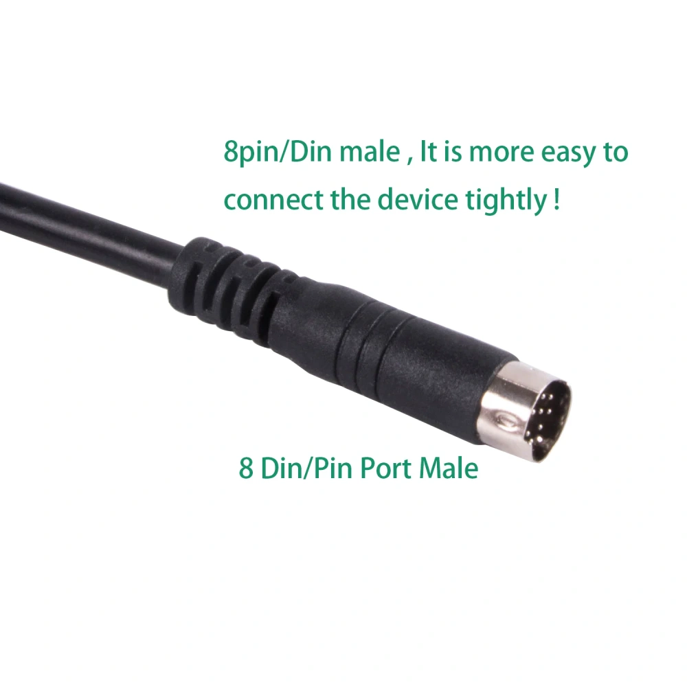 FTDI FT231XS USB TO Din 8 Pin Male Connector RS232 Serial Communication Upgrade Cable for Kenwood Radio Walkie Talkie TM-D710 V7
