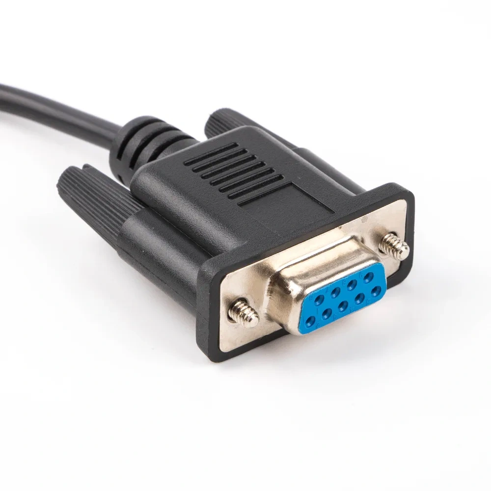 USB RS232 Serial to DB9 Female Adapter Converter CP2102 Null Modem or Terminal device Cable support win7/8/10/xp/android/mac etc
