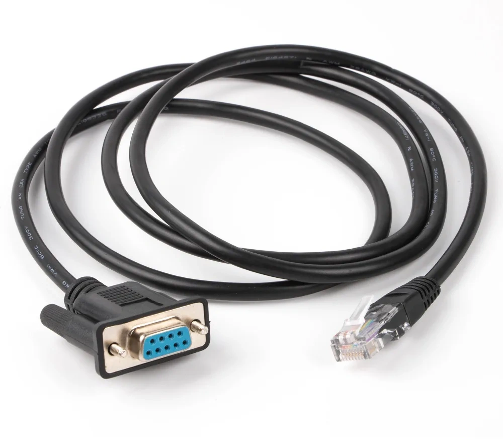 RJ45 Cat5e CAT6 to RS232 DB9 Console Router Cable