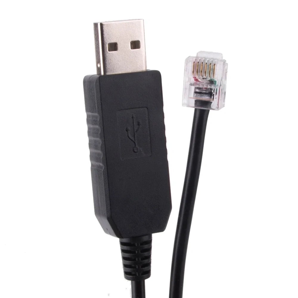 Skywatcher AZ-GTI Mount PC Link Communication EQMOD Cable CP2102 USB Uart TTL to RJ12 6P6C PC Control Cable