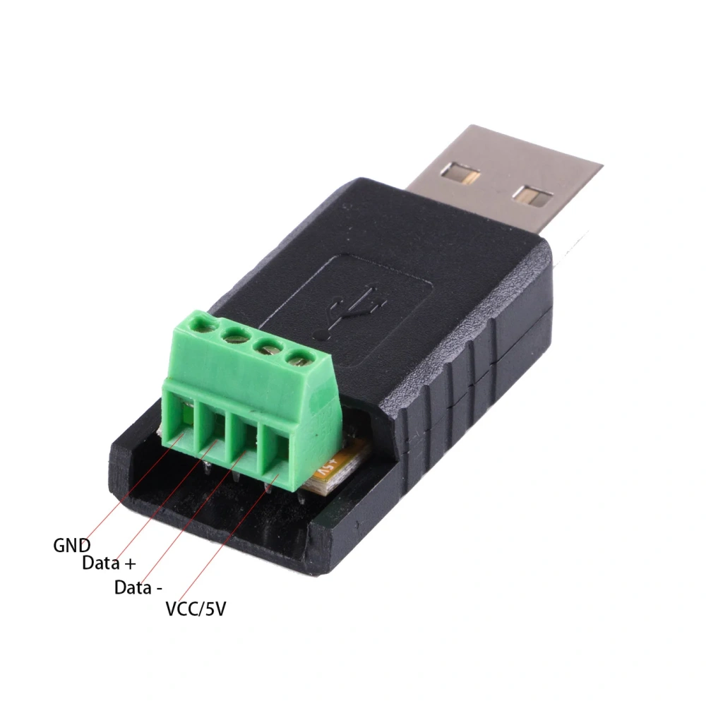 FTDI USB to RS485 Serial Converter Adapter With Data A B GND VCC Pinout Assignment 4Pin 2.54mm Terminal Block