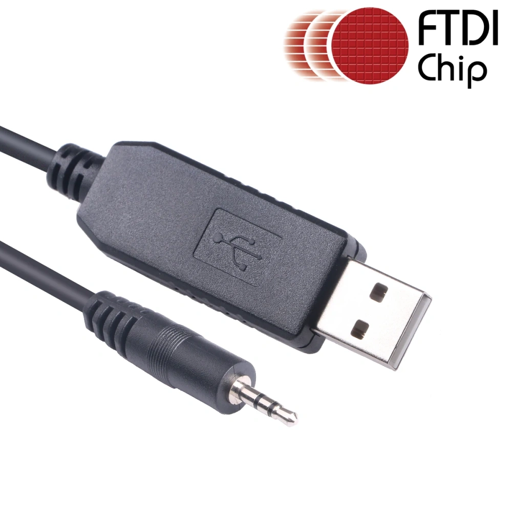 USB Programming Cable for ICOM  IC-2820H IC-80AD ID-31A ID-51A ID-51E ID-880H OPC-2218,FTDI USB to 2.5mm Audio Jack Serial Cable