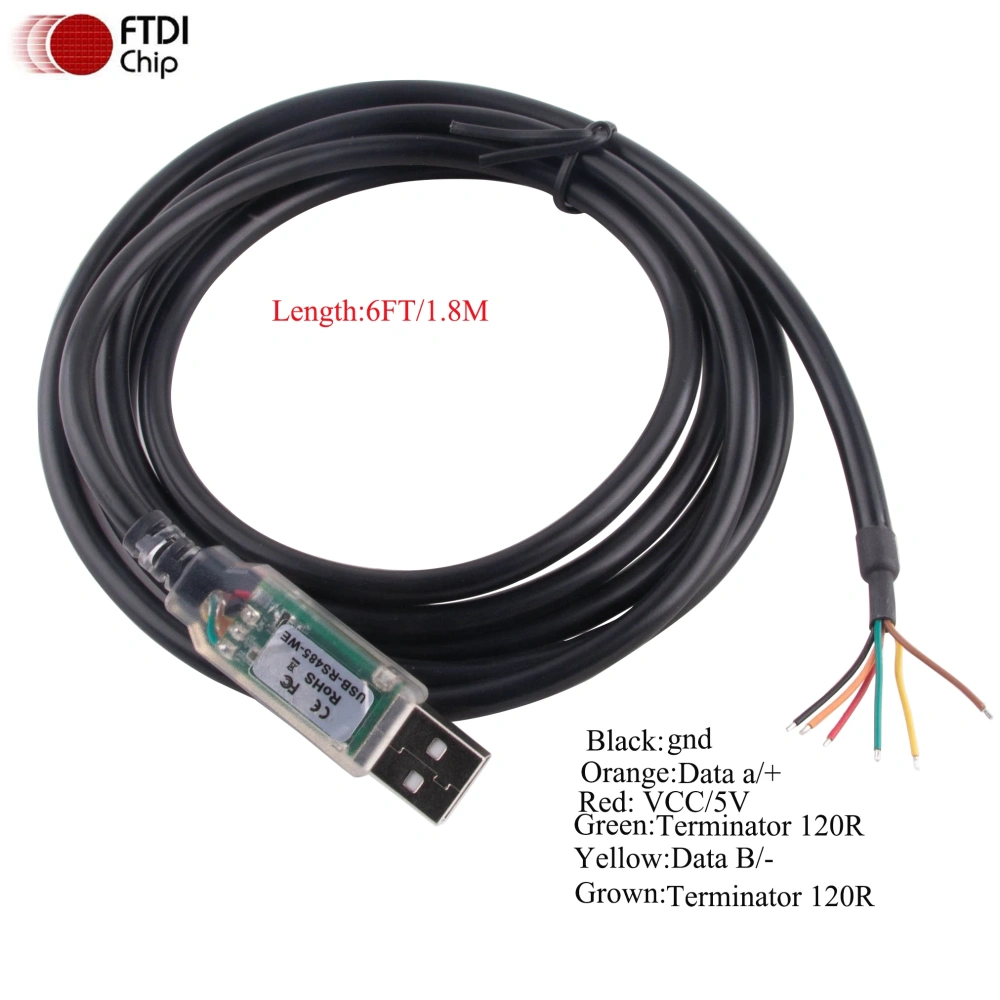 FTDI USB to RS485 USB-RS485-WE Serial Converter Adapter Communication Modbus Cable