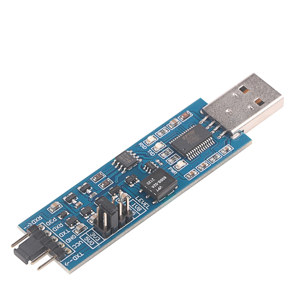 USB Serial Adapter 1.8V 2.5V 3.3V 5V TTL is Board  FTDI 2.54mm Terminal  Isolator  UART Converter  Supported Win 10 Mac OS