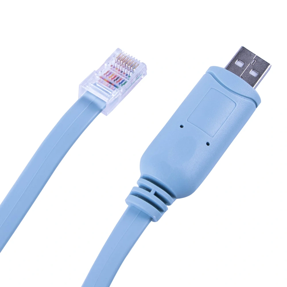 PL2303ra Console Rollover Cable USB RS232 to RJ45 Cab Router for Cisco Huawei Device