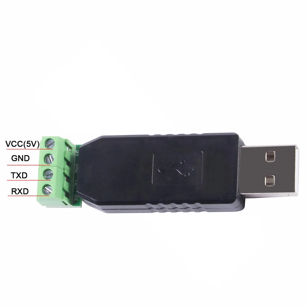 USB to RS232 Serial Adapter Plug 4 Pins Screw Terminal FTDI Converter Supported Win11 10 8 7 Linux,Mac OS