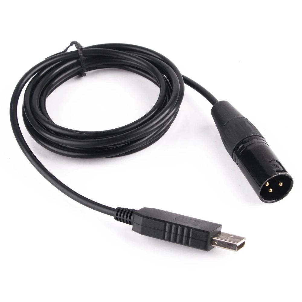 Stage Lighting Equipment Coniy for SGM Freestyler Downloadtroller Cable DMX Control Cable USB RS485 XLR Male DMX512 Cable