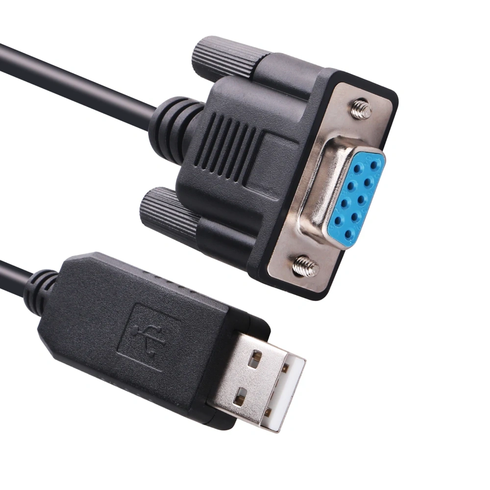 USB to DB9 Female Standard RS232 Serial Cable for Electronic Display Electronic Scale Extension RS232 Converter Cable CP2102