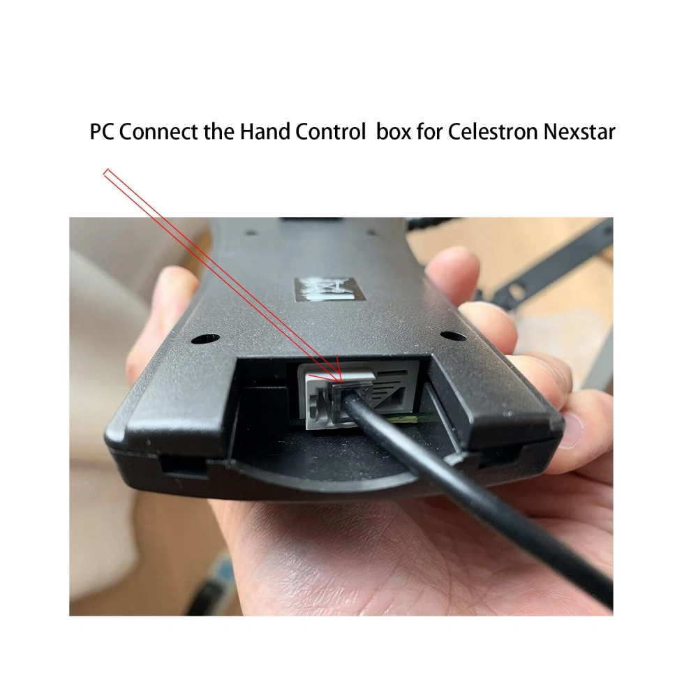 FTDI FT232RL USB to 4P4C RJ9 RS232 Virtual Serial Hand Control Match PHD2 Guiding Software Cable for Celestron Nexstar AVX Mount