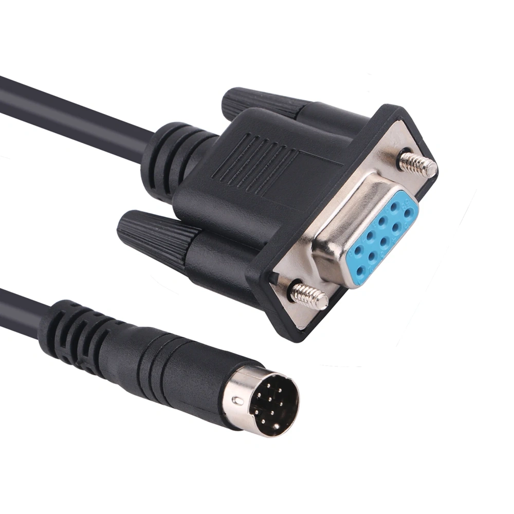 PLC Micrologix Cable, USB Interface Compatible PLC Micrologix 1000 1200 1400 Series with USB-1761-CBL-PM02 8 Pin Round Aapater,