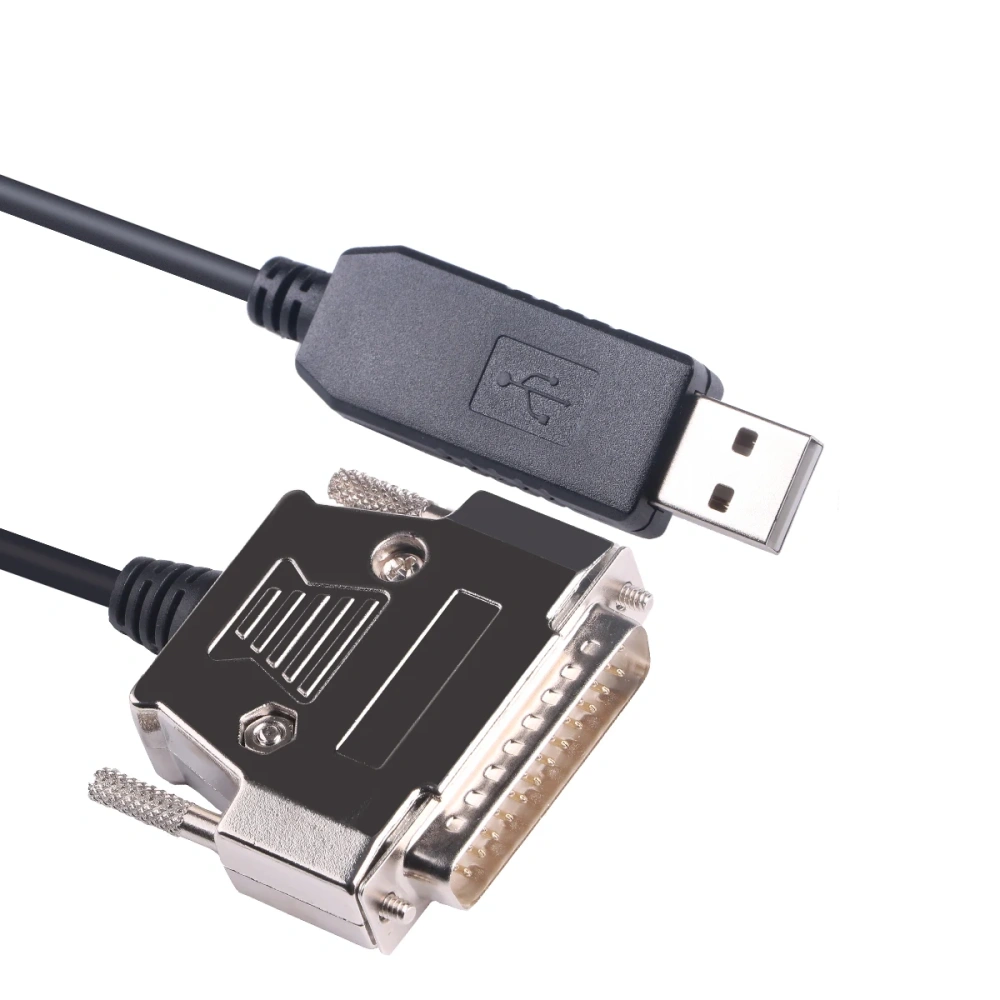 USB to RS232 DB25 Serial Adapter Cable for Fanuc CNC DNCLINK Configuration Copy Setting