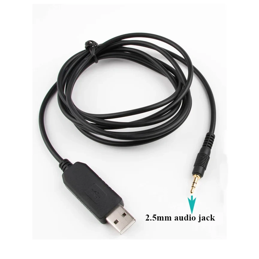 USB Programming Cable for ICOM  IC-2820H IC-80AD ID-31A ID-51A ID-51E ID-880H OPC-2218,FTDI USB to 2.5mm Audio Jack Serial Cable