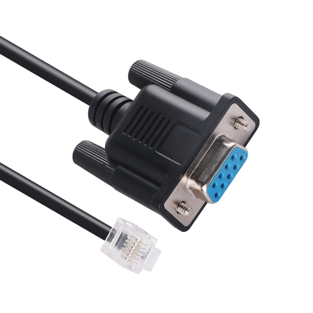 DB9 to RJ12 6P6C PLC Programming RS232 Serial Cable for DirectLOGIC DL05 DL06 DL105 DL205 D3-350 D4-450 D2-DSCBL