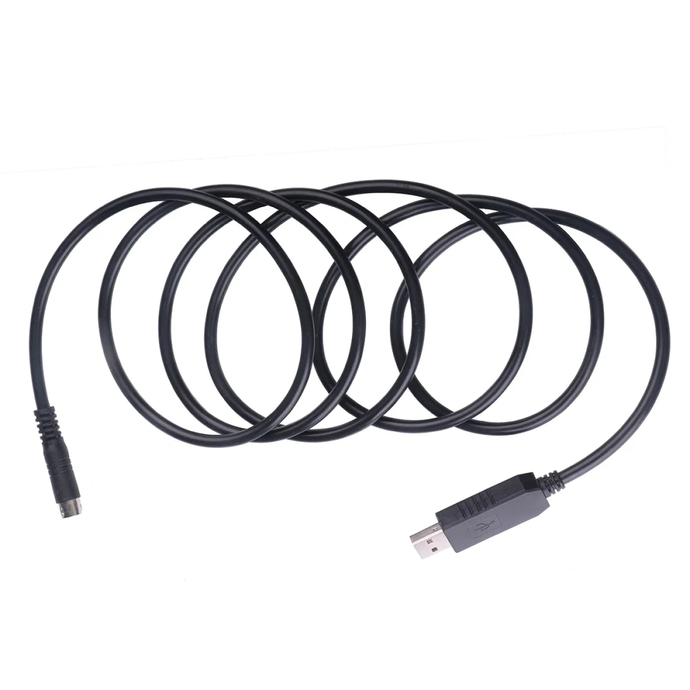 PLC Micrologix Cable, USB Interface Compatible PLC Micrologix 1000 1200 1400 Series with USB-1761-CBL-PM02 8 Pin Round Aapater,