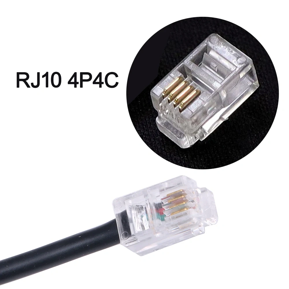 Meade 505 Cable DB9 D-sub 9 Pin COM Port to RJ10 4P4C RS232 Serial Cable for ETX-90 ETX-125 LXD75 LX80 LX90 Telescope