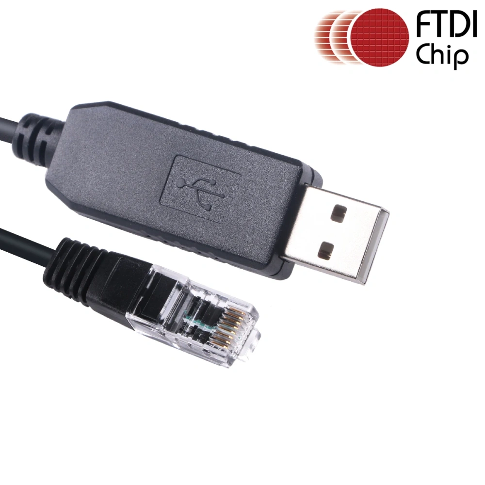 USB Programming Cable for Tait TM8000 TM8100 TM8200 TM9100 TM9300 TAIT 8-pin FTDI RS232 to RJ45 8P8C
