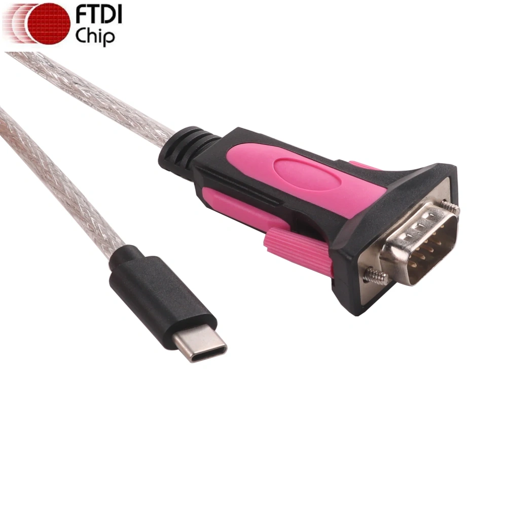 FTDI FT232RL USB C to DB9 COM PORT RS232 Serial Adapter Converter Programming Communication Upgrade Cable