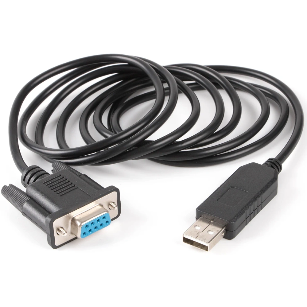 USB to DB9 Female Standard RS232 Serial Cable for Electronic Display Electronic Scale Extension RS232 Converter Cable CP2102