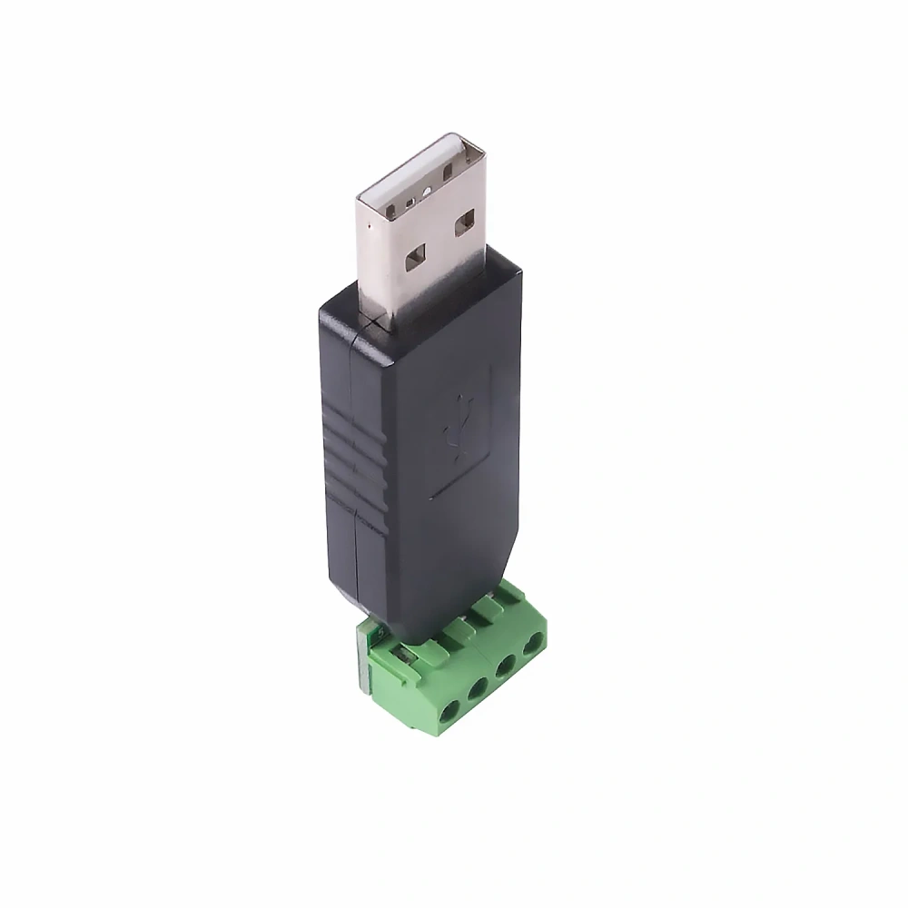 USB to RS232 Serial Adapter Plug 4 Pins Screw Terminal FTDI Converter Supported Win11 10 8 7 Linux,Mac OS