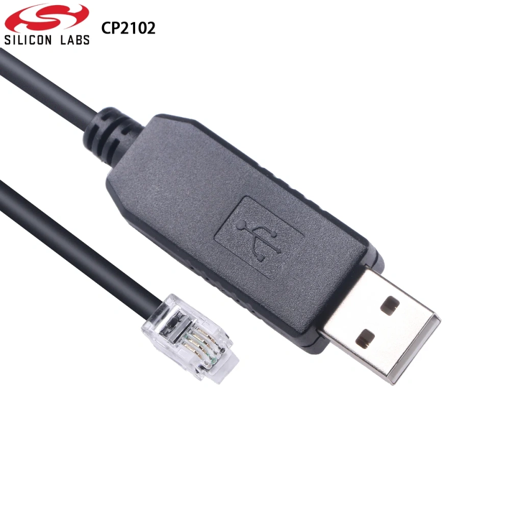 Bresser Exos 2 Goto Mount CP2102 USB TO RJ9 PC RASPBERRY TO EQ Handset Astroberry Server Software Control Cable