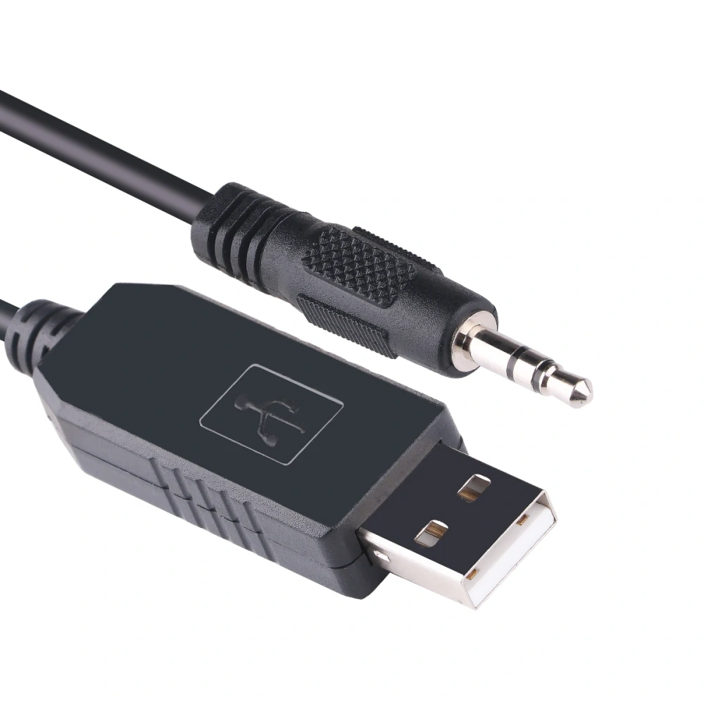 USB RS232 Serial to 3.5mm Stereo Plug Communication Cable for Fluke 700G Digital Pressure Guage