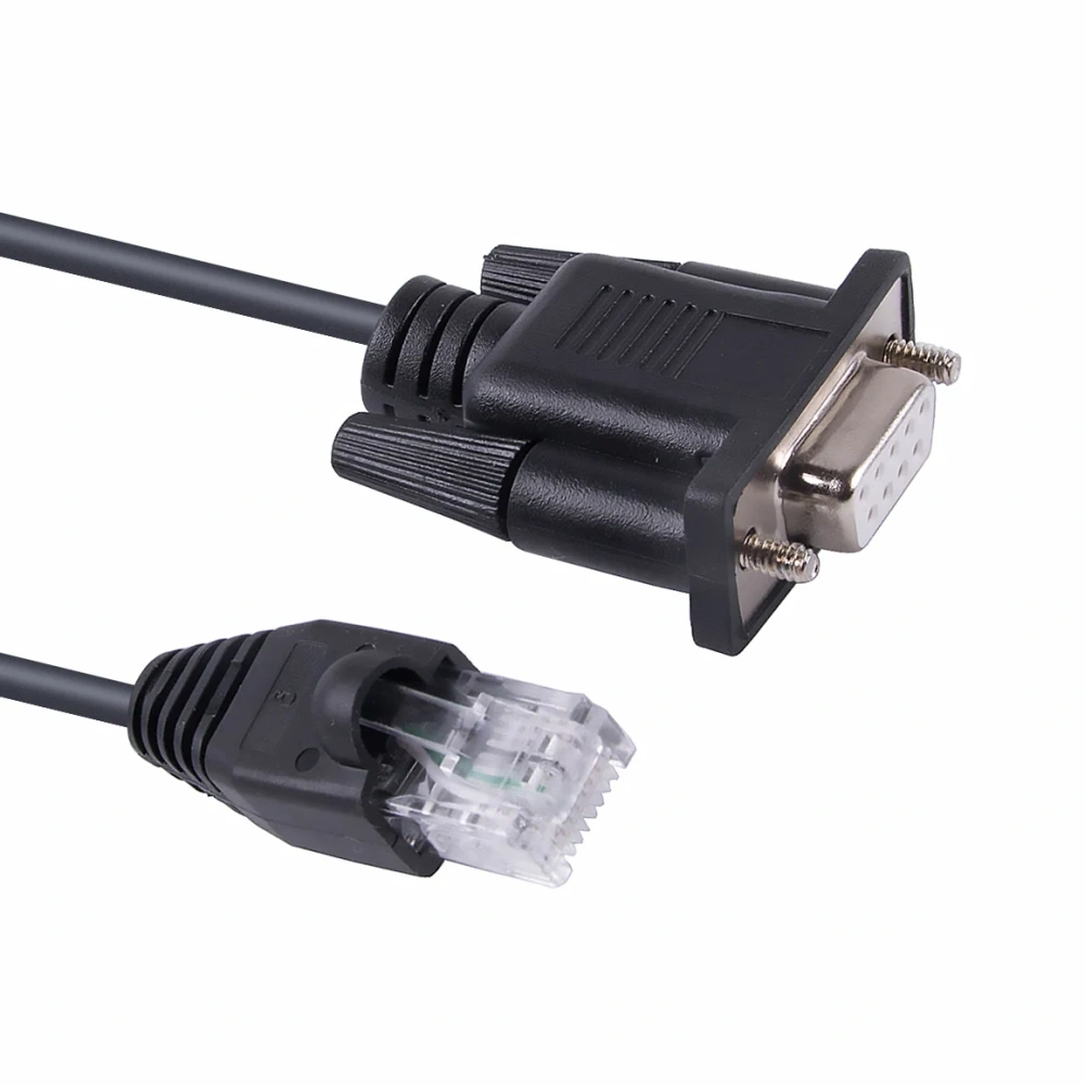 DB9 D Sub 9 Pin COM Port  to  RJ45 Serial Cable for APC Smart-UPS 5G  Compatible with APC 940-1525A or 940-0625A