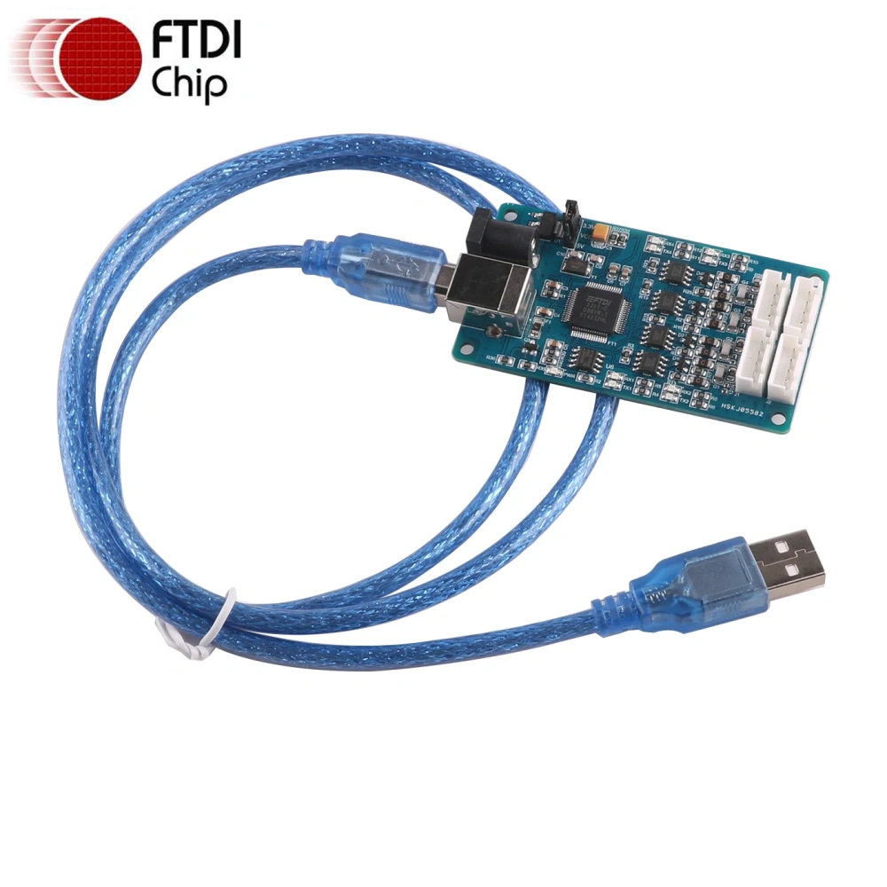 FTDI FT4232HL USB to RS485 4 Port XH2.54MM Terminal Block Serial Converter Board Programme Adapter Cable